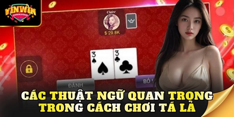 cac thuat ngu quan trong trong cach choi ta la Các thuật ngữ quan trọng trong cách chơi tá lả