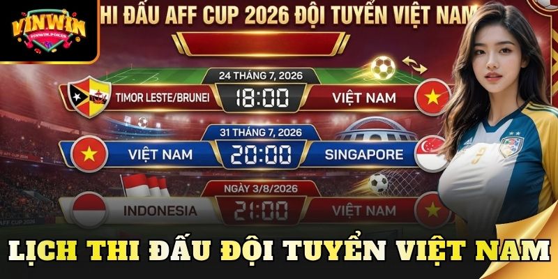 lich thi dau doi tuyen viet nam Lịch thi đấu đội tuyển Việt Nam